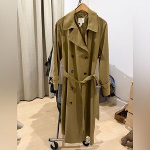 H&M Khaki Trench Coat